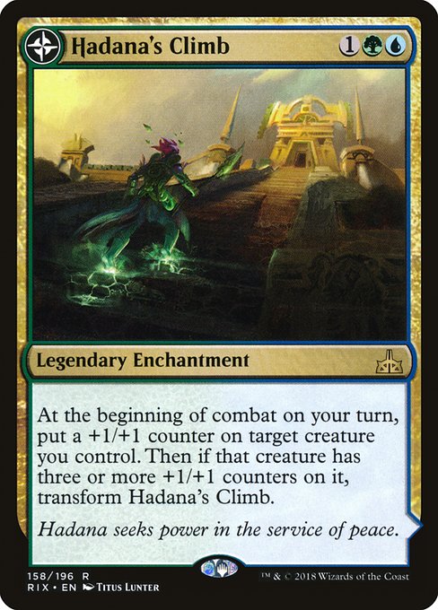 Hadana's Climb // Winged Temple of Orazca [Foil]