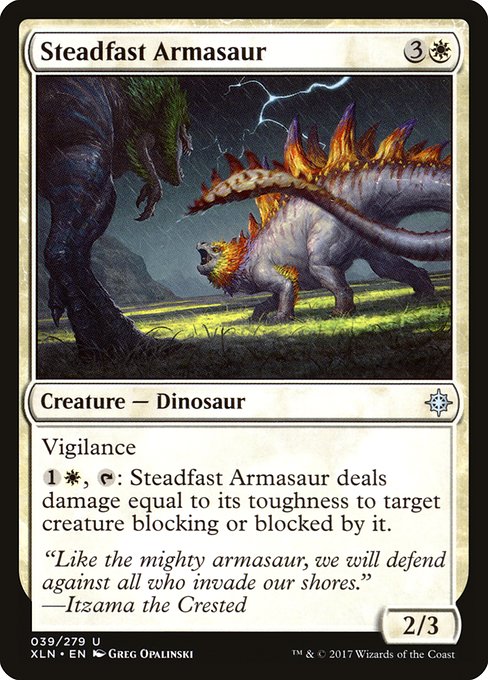 Steadfast Armasaur [Foil]