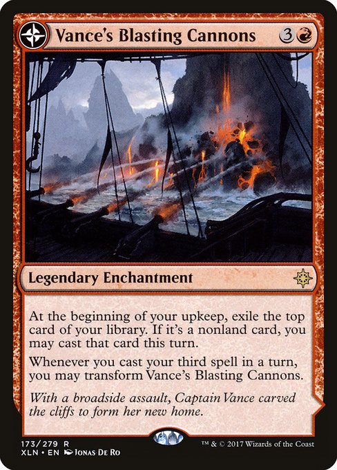 Vance's Blasting Cannons // Spitfire Bastion [Foil]