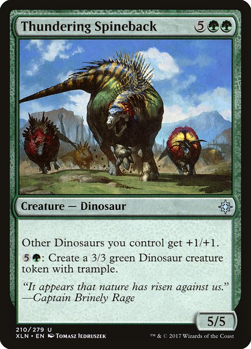 Thundering Spineback [Foil]