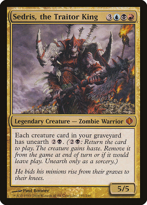 Sedris, the Traitor King [Foil]