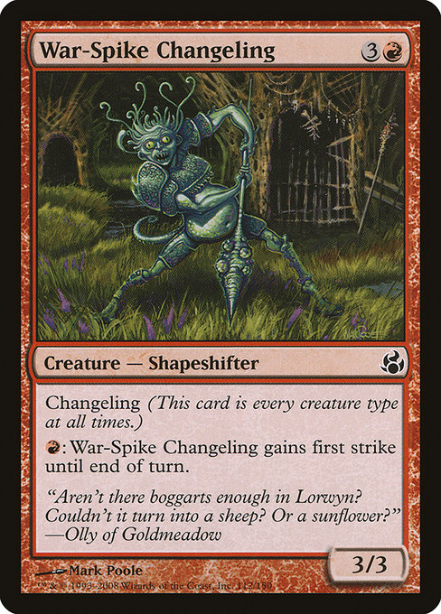 War-Spike Changeling [Foil]