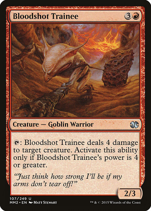 Bloodshot Trainee [Foil]