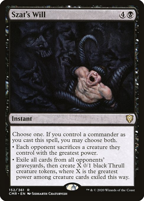 Szat's Will [Foil]