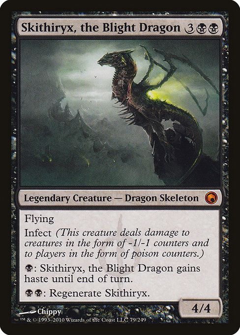 Skithiryx, the Blight Dragon [Phyrexian Foil]