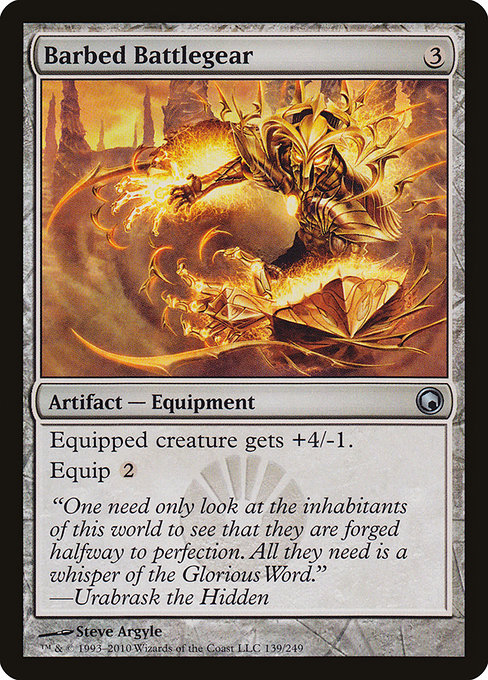 Barbed Battlegear [Foil]