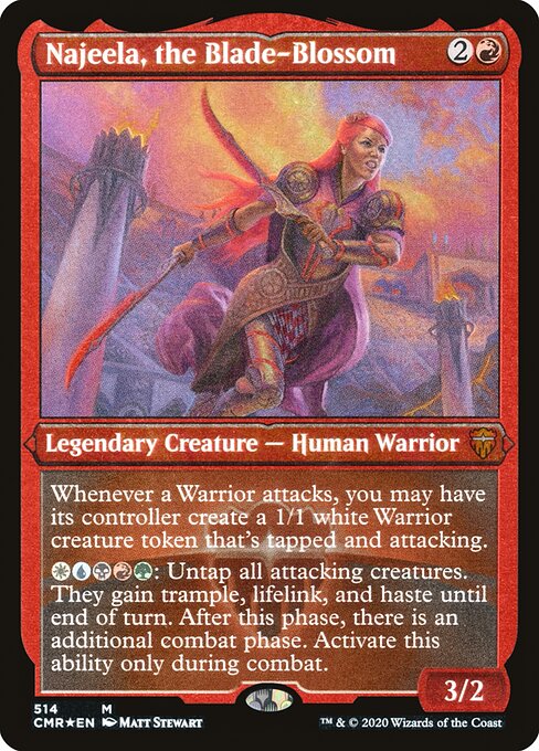 Najeela, the Blade-Blossom [Etched Foil]