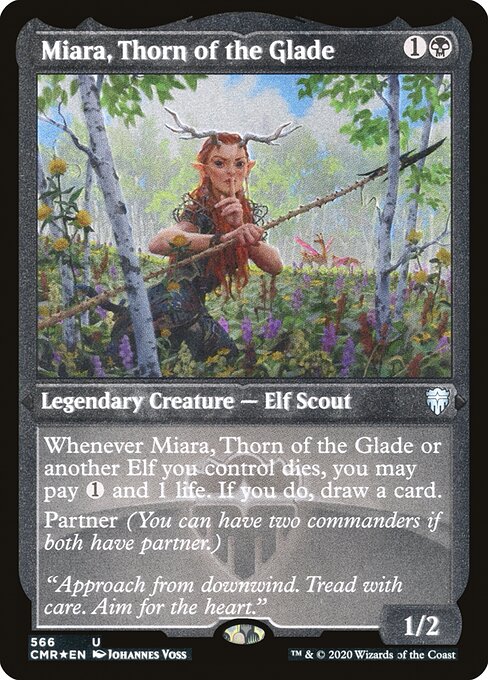 Miara, Thorn of the Glade [Etched Foil]