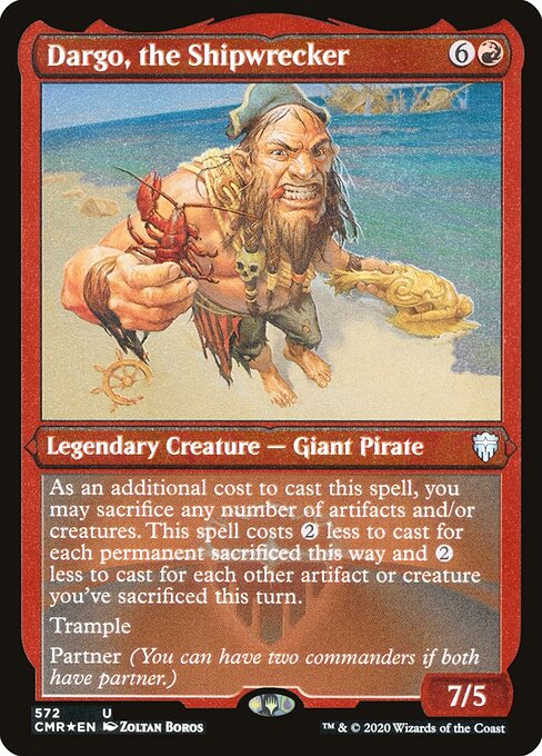 Dargo, the Shipwrecker [Etched Foil]