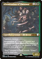 Abomination of Llanowar [Etched Foil]