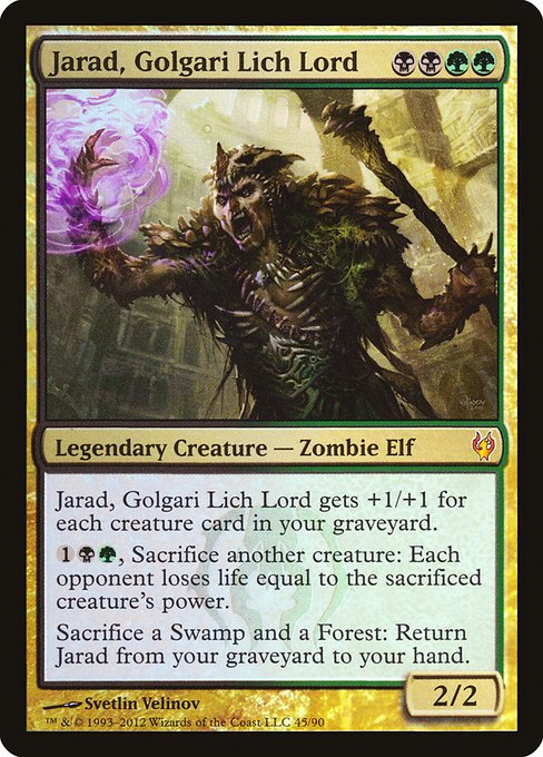 Jarad, Golgari Lich Lord [Foil]