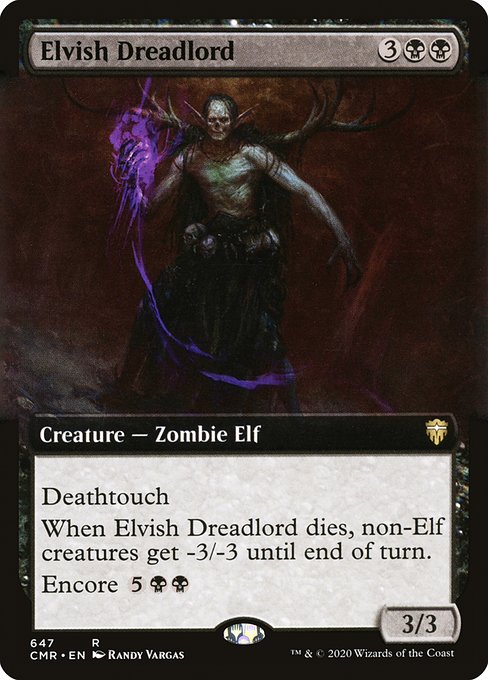 Elvish Dreadlord [Extended Artwork]
