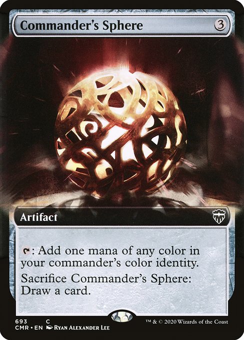 Commander's Sphere [Extended Artwork Foil]