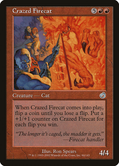 Crazed Firecat [Foil]