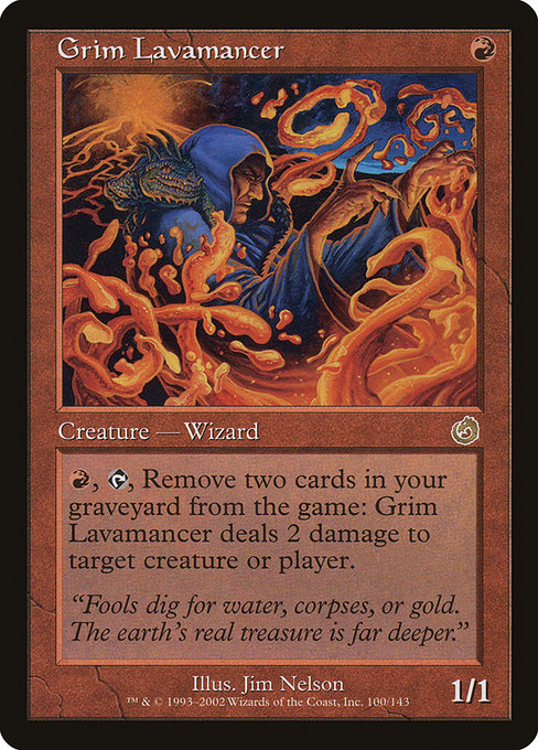 Grim Lavamancer [Foil]