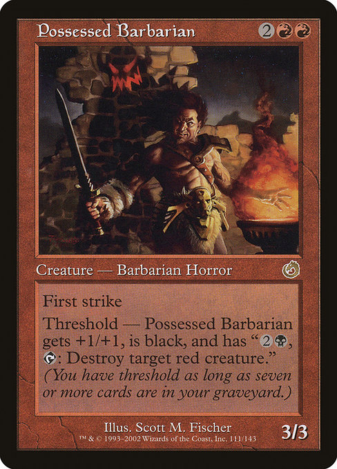 Possessed Barbarian [Foil]