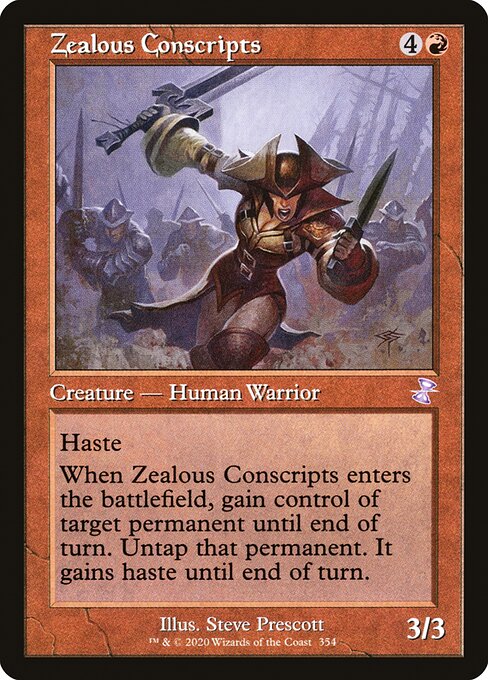 Zealous Conscripts [Foil]