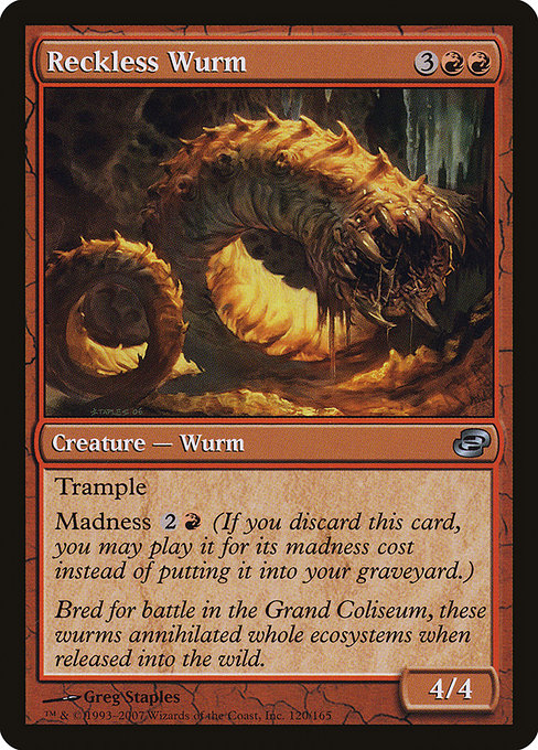 Reckless Wurm [Foil]