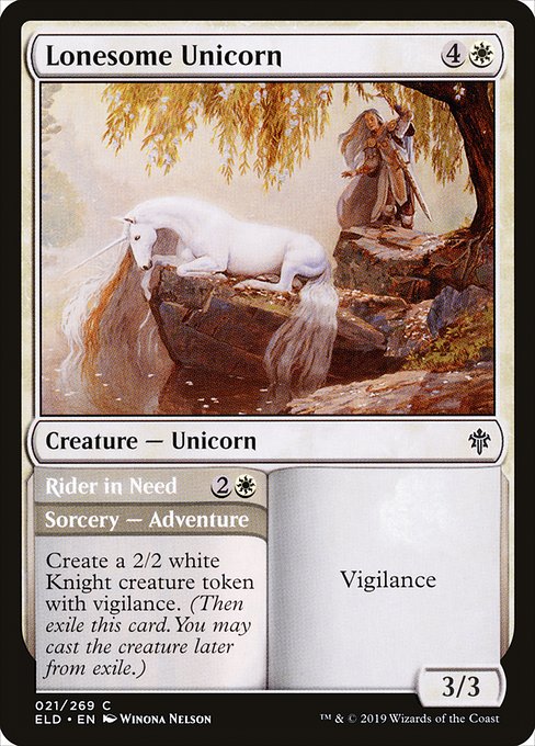 Lonesome Unicorn // Rider in Need [Foil]