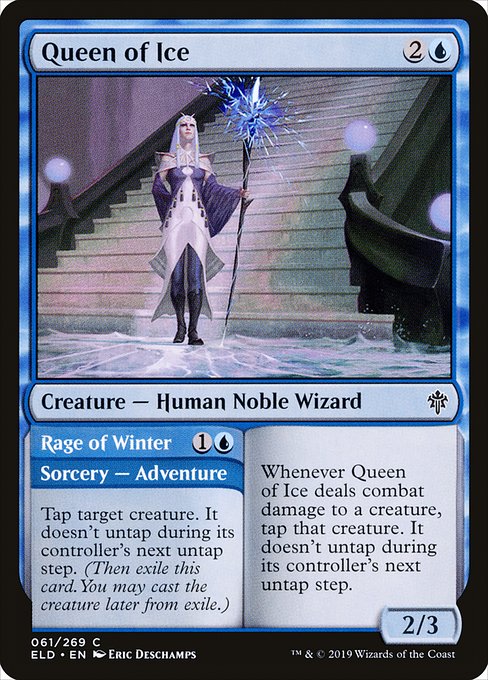 Queen of Ice // Rage of Winter [Foil]