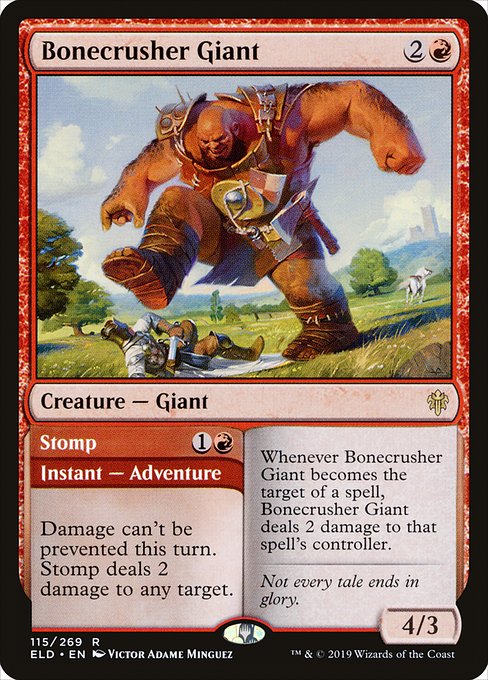 Bonecrusher Giant // Stomp [Foil]