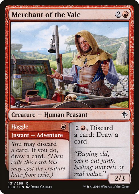 Merchant of the Vale // Haggle [Foil]