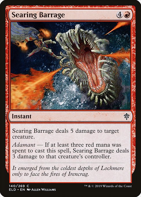 Searing Barrage [Foil]