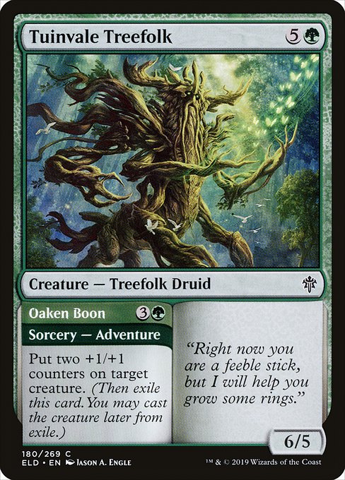 Tuinvale Treefolk // Oaken Boon [Foil]