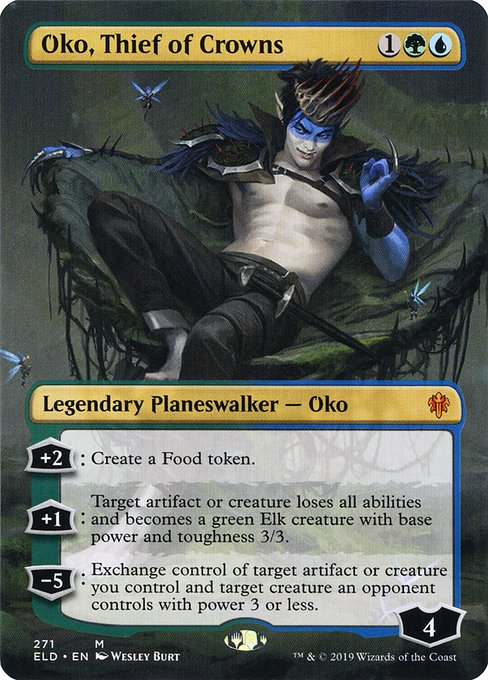 Oko, Thief of Crowns [Borderless]