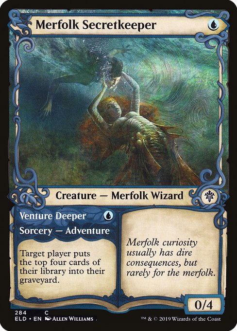 Merfolk Secretkeeper // Venture Deeper [Showcase]