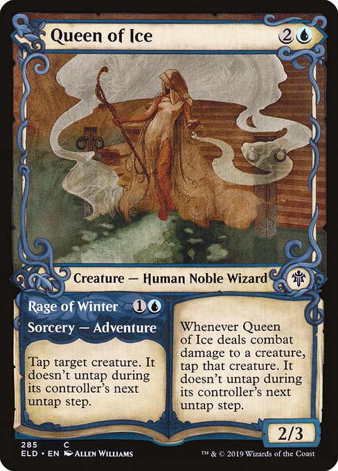 Queen of Ice // Rage of Winter [Showcase Foil]