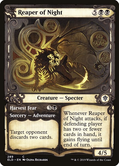 Reaper of Night // Harvest Fear [Showcase Foil]
