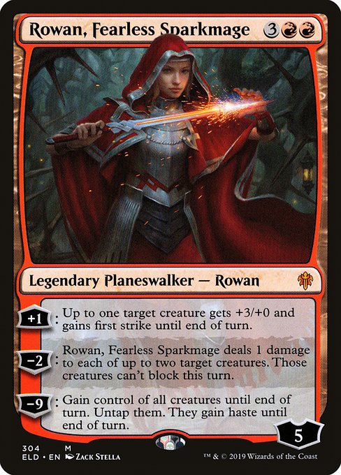 Rowan, Fearless Sparkmage [Foil]