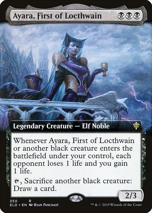 Ayara, First of Locthwain [Extended Artwork Foil]