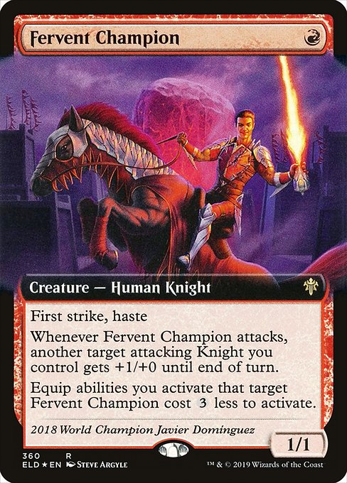 Fervent Champion [Extended Artwork Foil]