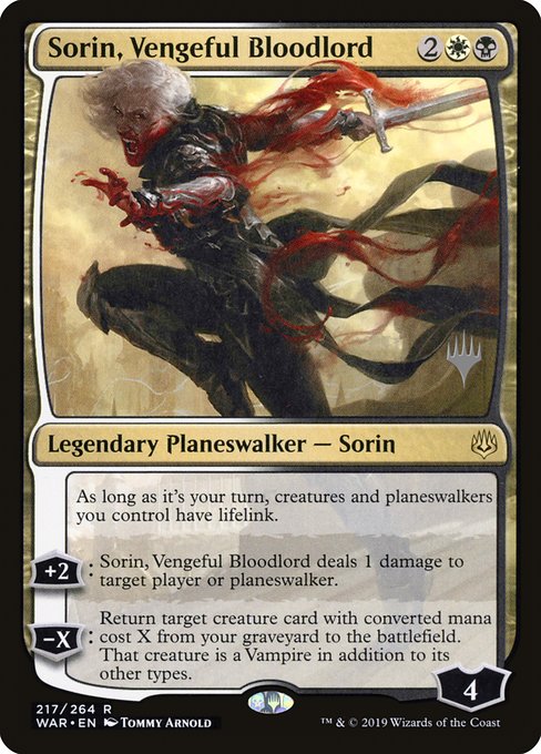 Sorin, Vengeful Bloodlord [Promo]