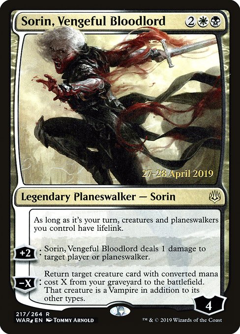 Sorin, Vengeful Bloodlord [Foil]