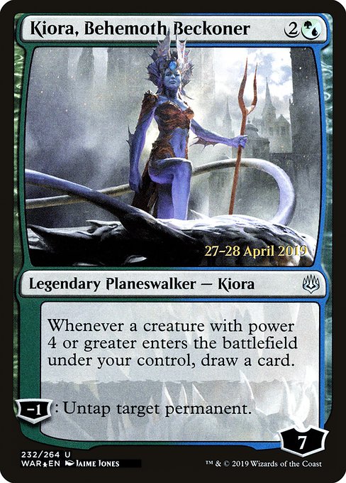 Kiora, Behemoth Beckoner [Foil]