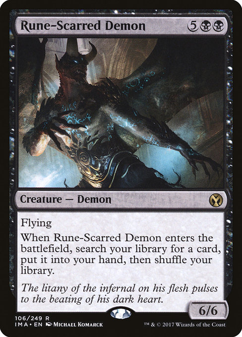 Rune-Scarred Demon [Foil]