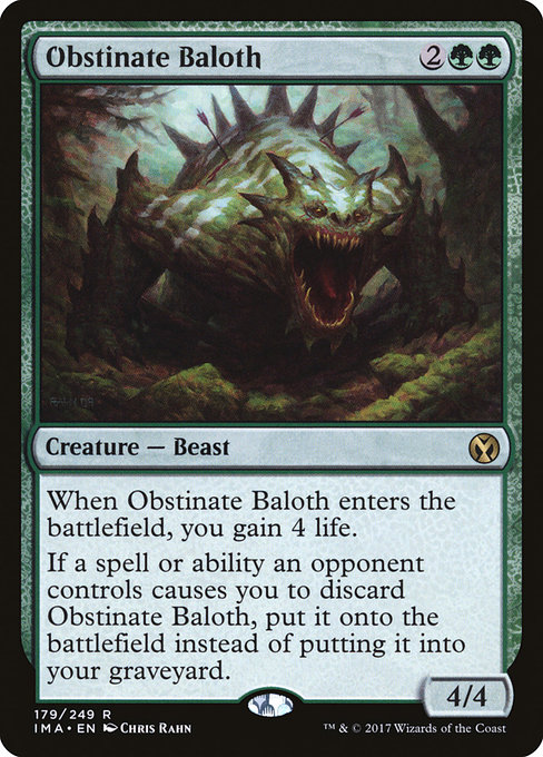 Obstinate Baloth [Foil]