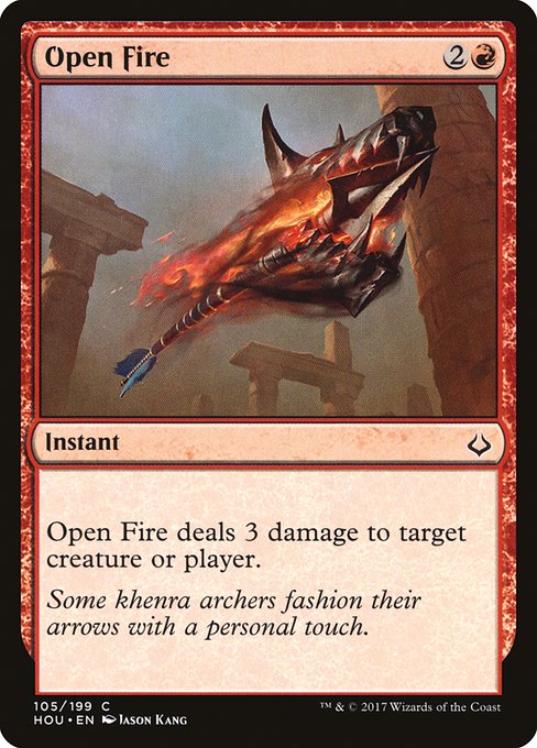 Open Fire [Foil]