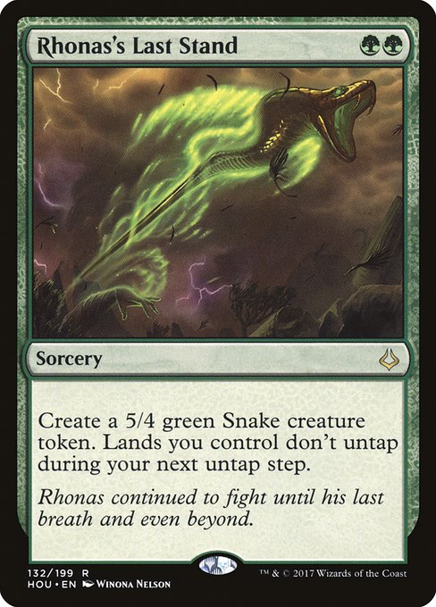 Rhonas's Last Stand [Foil]