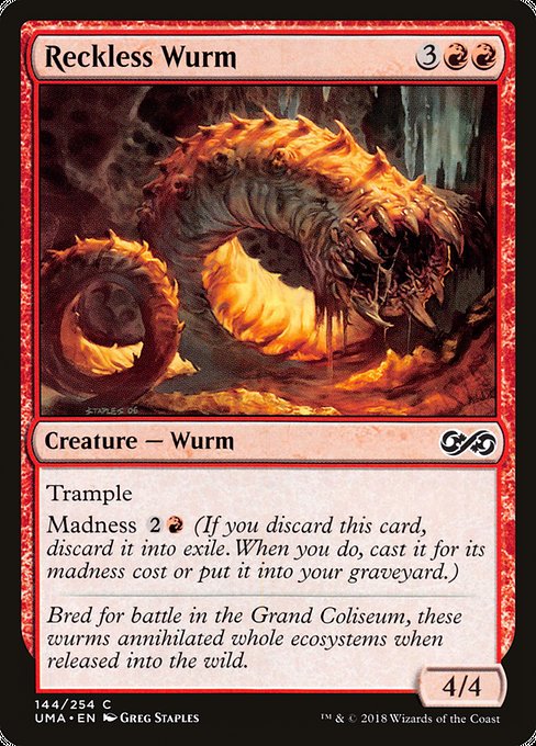Reckless Wurm [Foil]