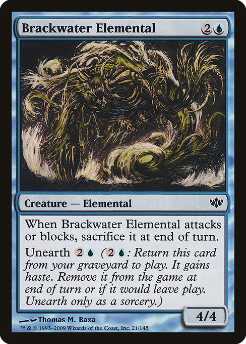 Brackwater Elemental [Foil]
