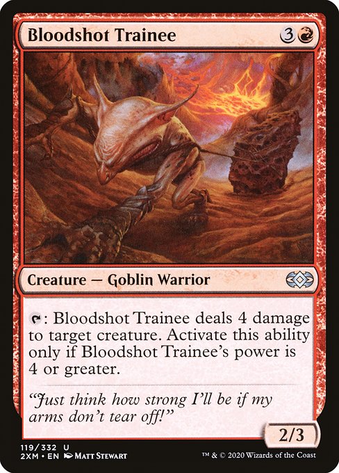 Bloodshot Trainee [Foil]