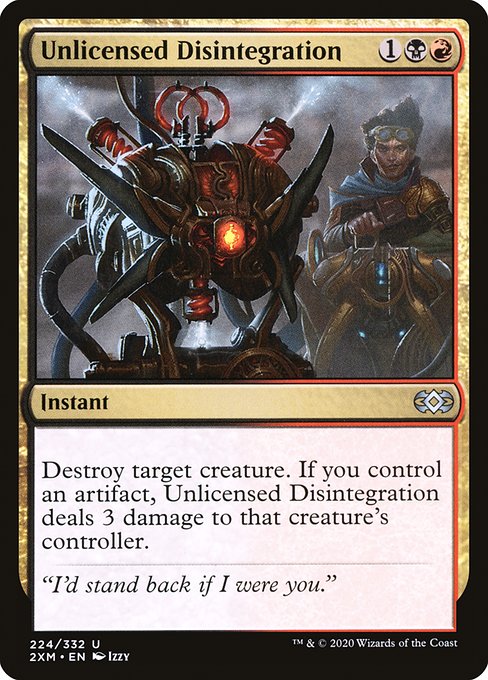 Unlicensed Disintegration [Foil]