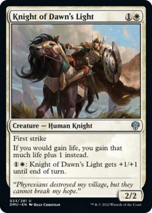 Knight of Dawn's Light [Foil]