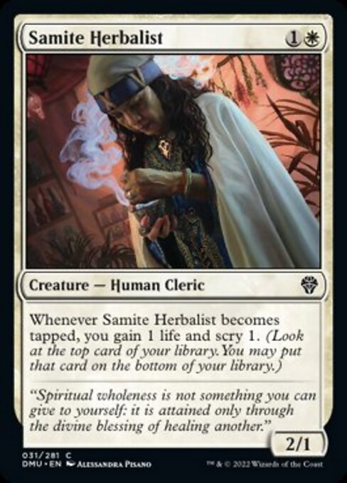 Samite Herbalist [Foil]