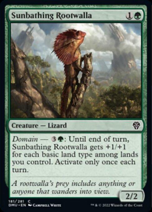 Sunbathing Rootwalla [Foil]