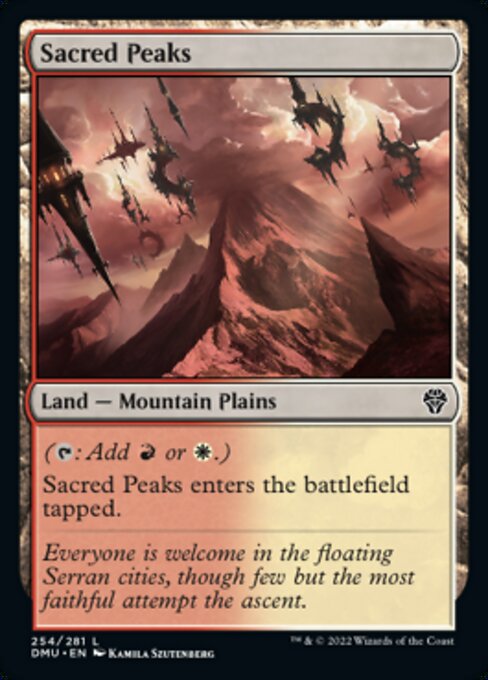 Sacred Peaks [Foil]